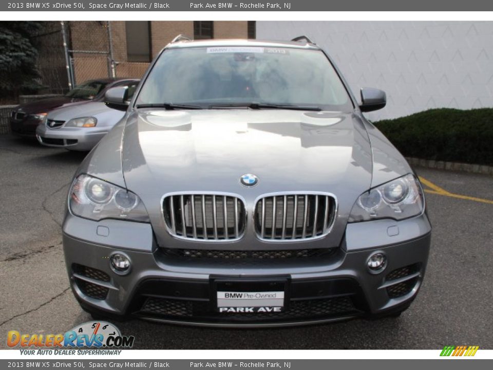 2013 BMW X5 xDrive 50i Space Gray Metallic / Black Photo #8