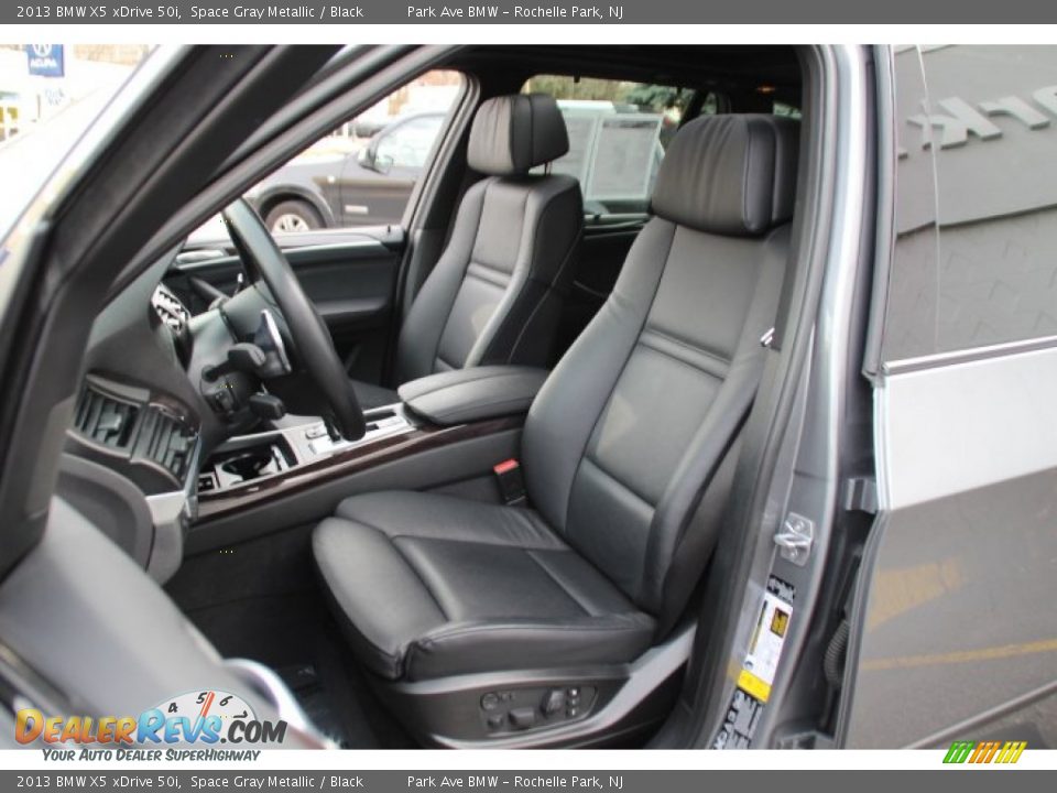 2013 BMW X5 xDrive 50i Space Gray Metallic / Black Photo #12
