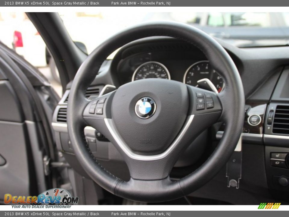 2013 BMW X5 xDrive 50i Space Gray Metallic / Black Photo #16