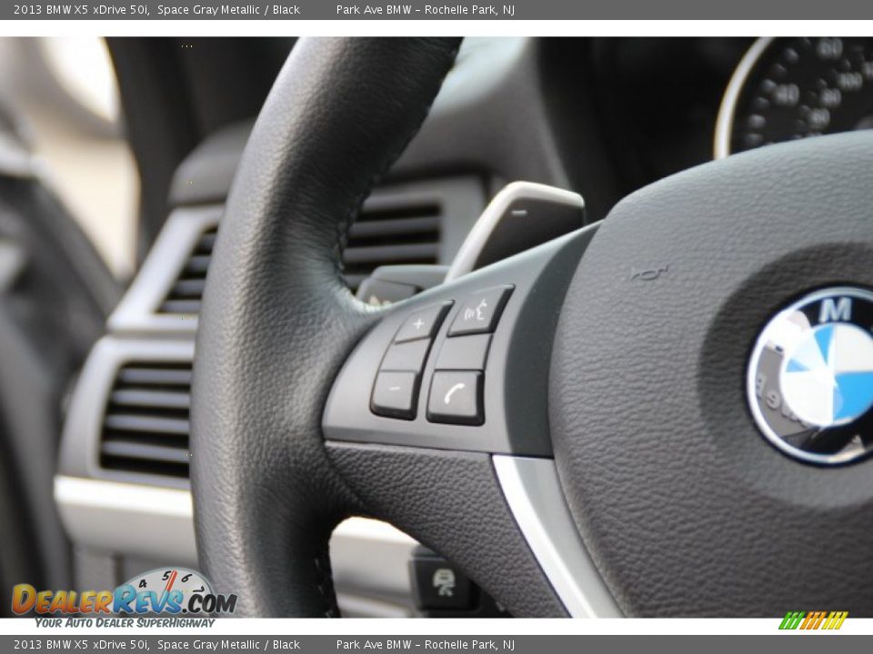 2013 BMW X5 xDrive 50i Space Gray Metallic / Black Photo #17