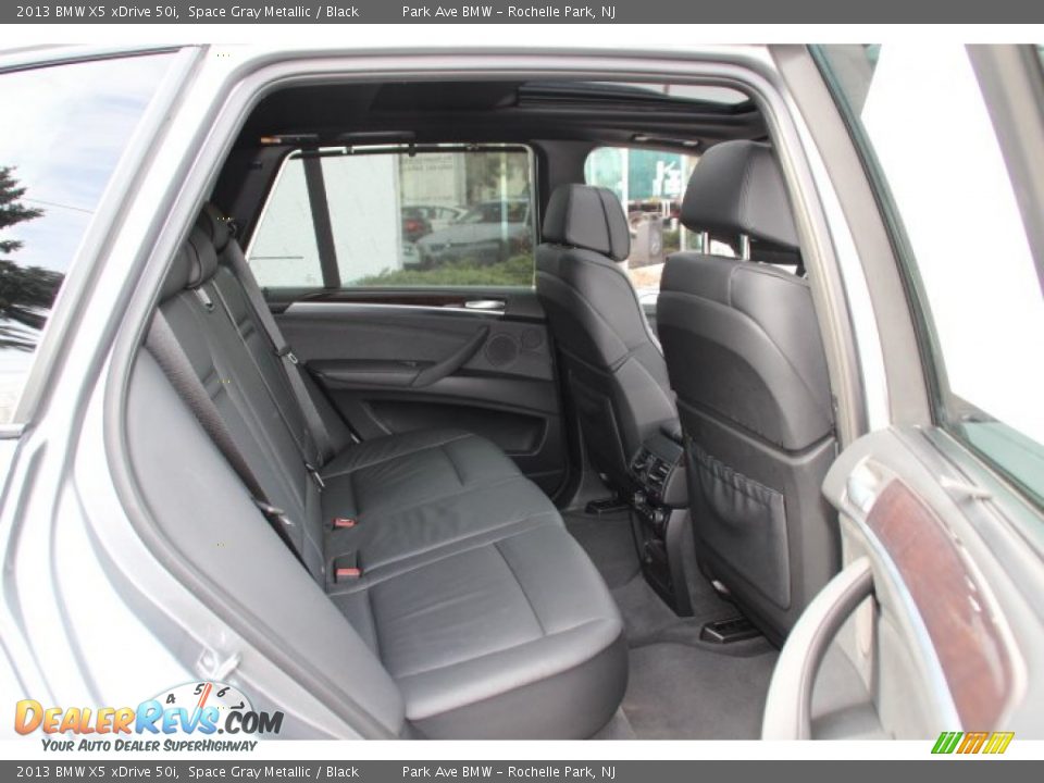 2013 BMW X5 xDrive 50i Space Gray Metallic / Black Photo #24