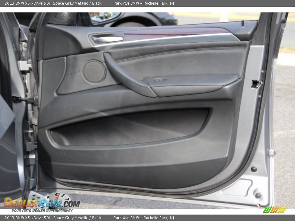 2013 BMW X5 xDrive 50i Space Gray Metallic / Black Photo #25