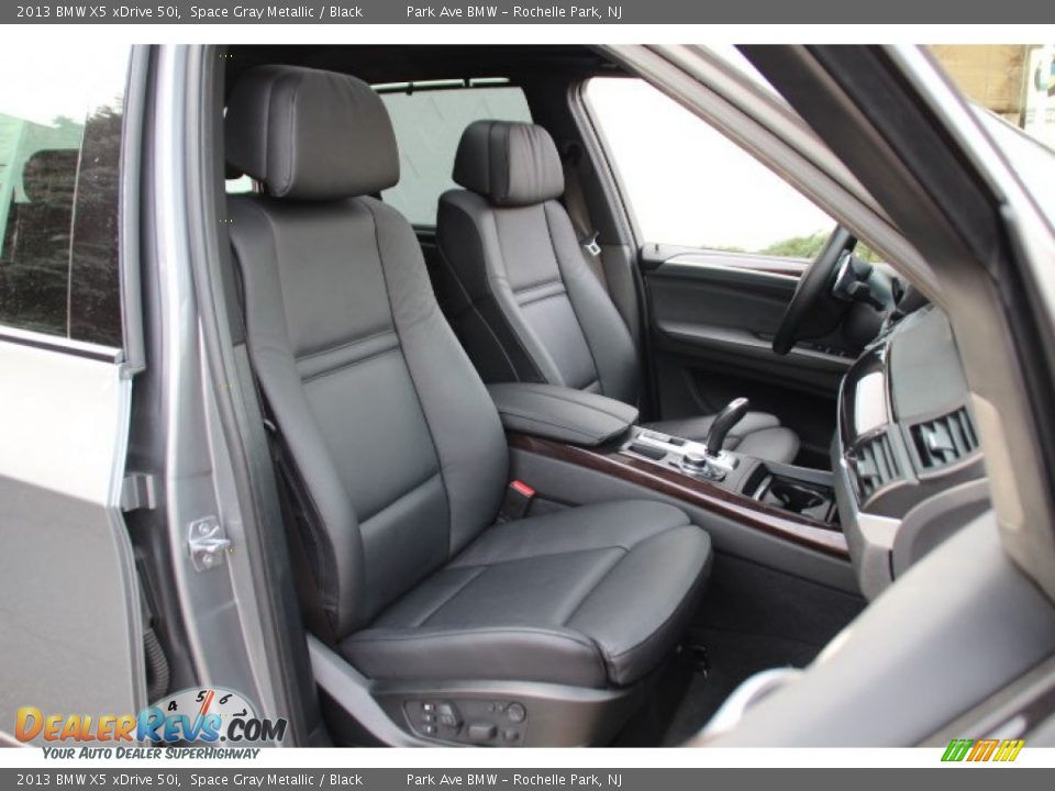 2013 BMW X5 xDrive 50i Space Gray Metallic / Black Photo #28