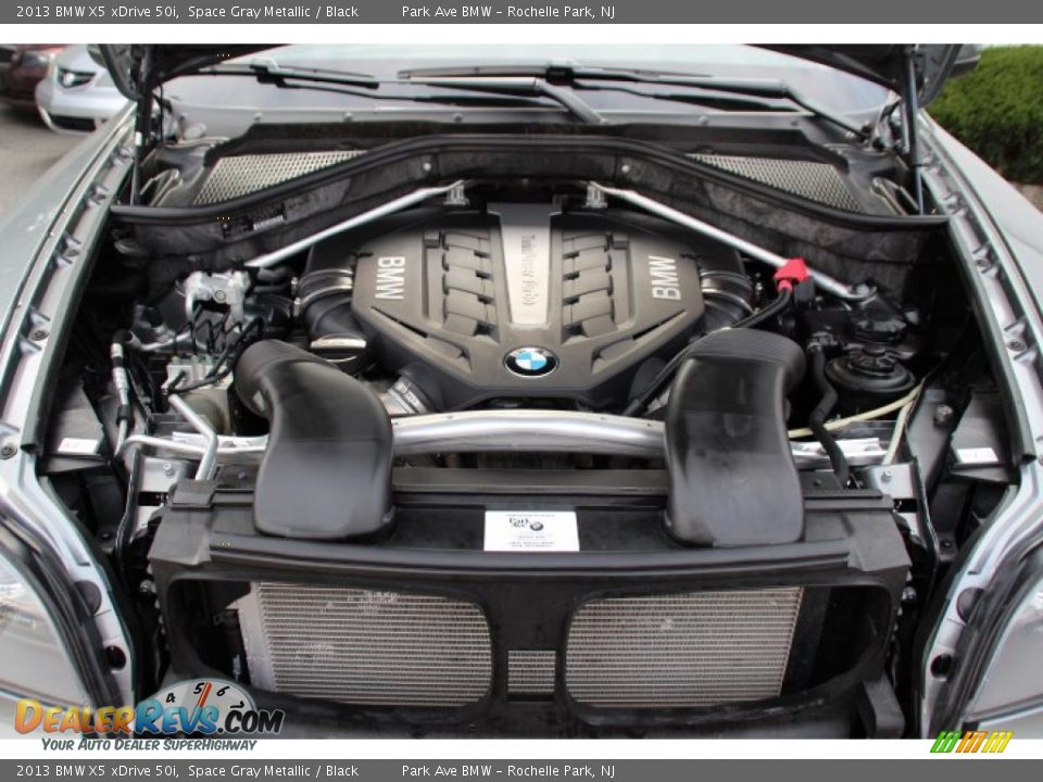 2013 BMW X5 xDrive 50i Space Gray Metallic / Black Photo #29