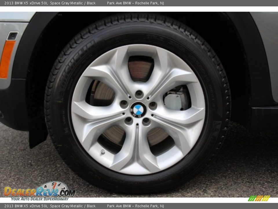 2013 BMW X5 xDrive 50i Space Gray Metallic / Black Photo #31