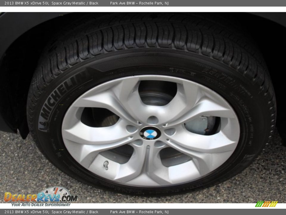 2013 BMW X5 xDrive 50i Space Gray Metallic / Black Photo #32