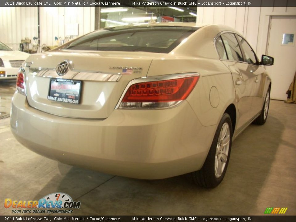 2011 Buick LaCrosse CXL Gold Mist Metallic / Cocoa/Cashmere Photo #4