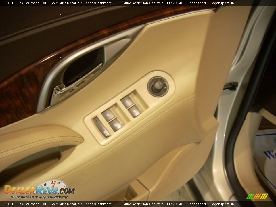 2011 Buick LaCrosse CXL Gold Mist Metallic / Cocoa/Cashmere Photo #6