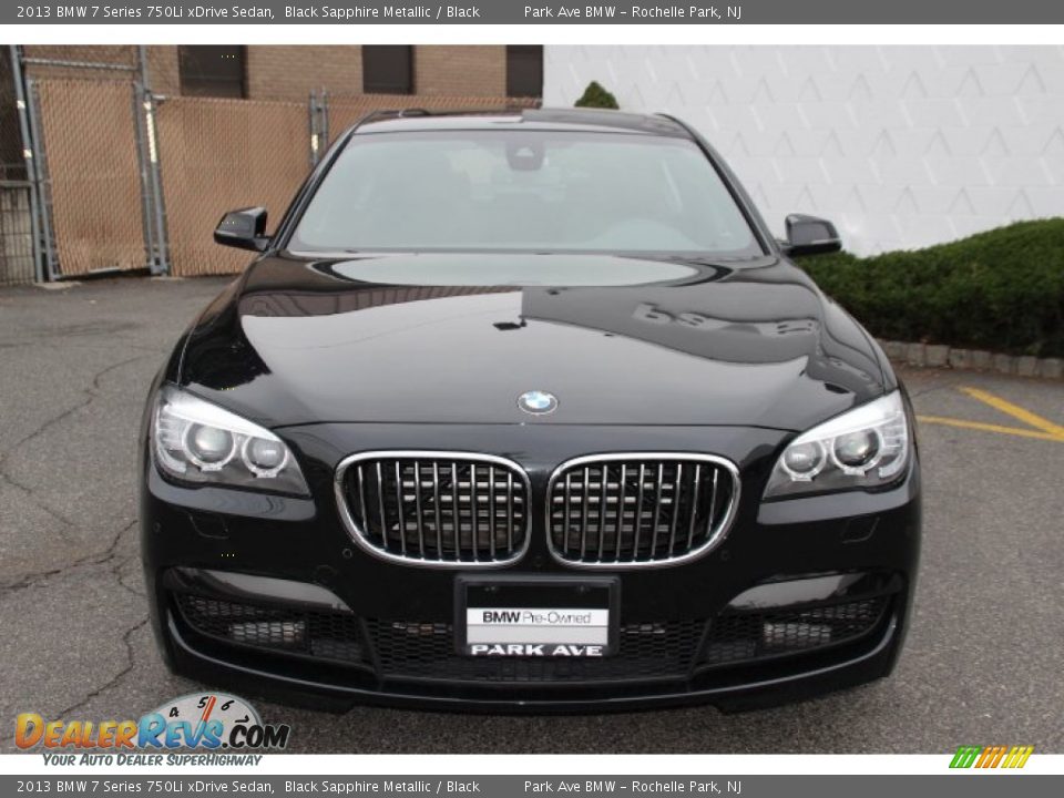 2013 BMW 7 Series 750Li xDrive Sedan Black Sapphire Metallic / Black Photo #7