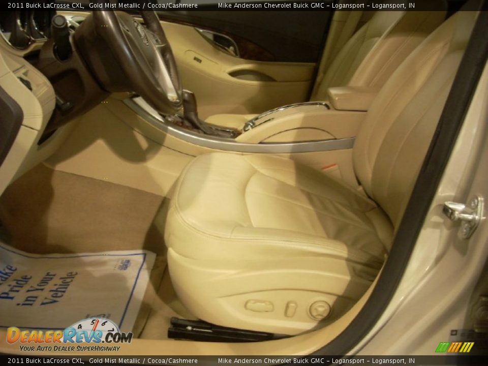 2011 Buick LaCrosse CXL Gold Mist Metallic / Cocoa/Cashmere Photo #7