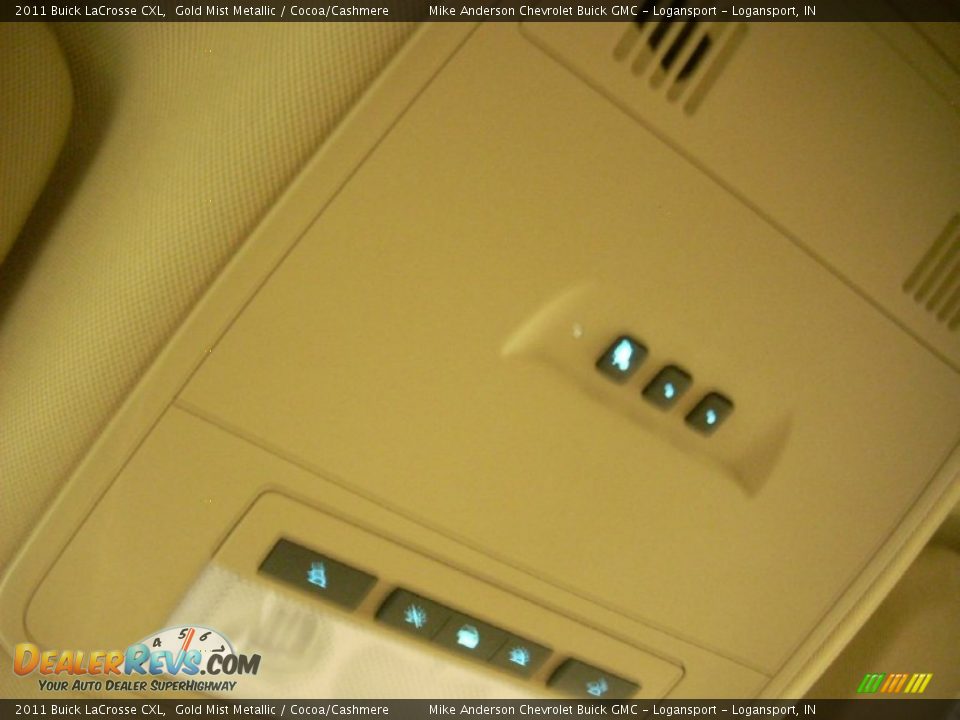 2011 Buick LaCrosse CXL Gold Mist Metallic / Cocoa/Cashmere Photo #12