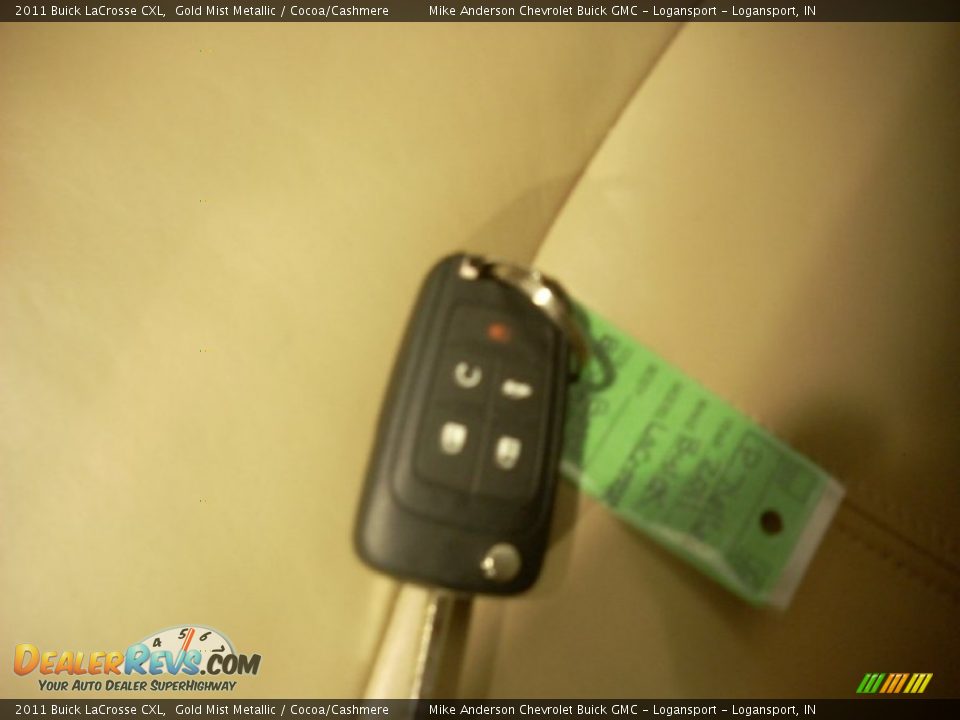 2011 Buick LaCrosse CXL Gold Mist Metallic / Cocoa/Cashmere Photo #13