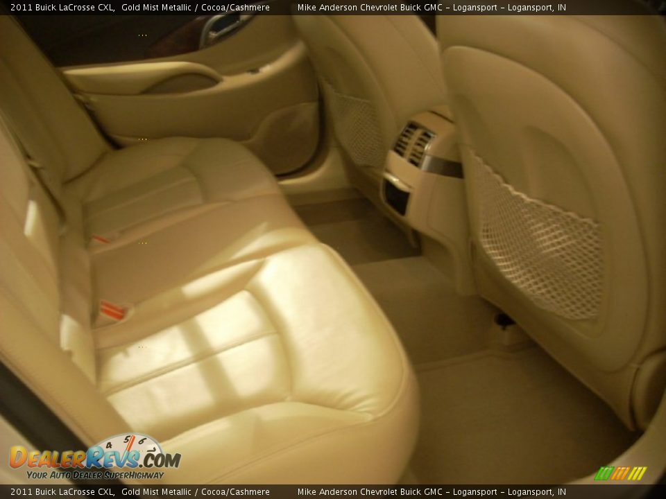 2011 Buick LaCrosse CXL Gold Mist Metallic / Cocoa/Cashmere Photo #17