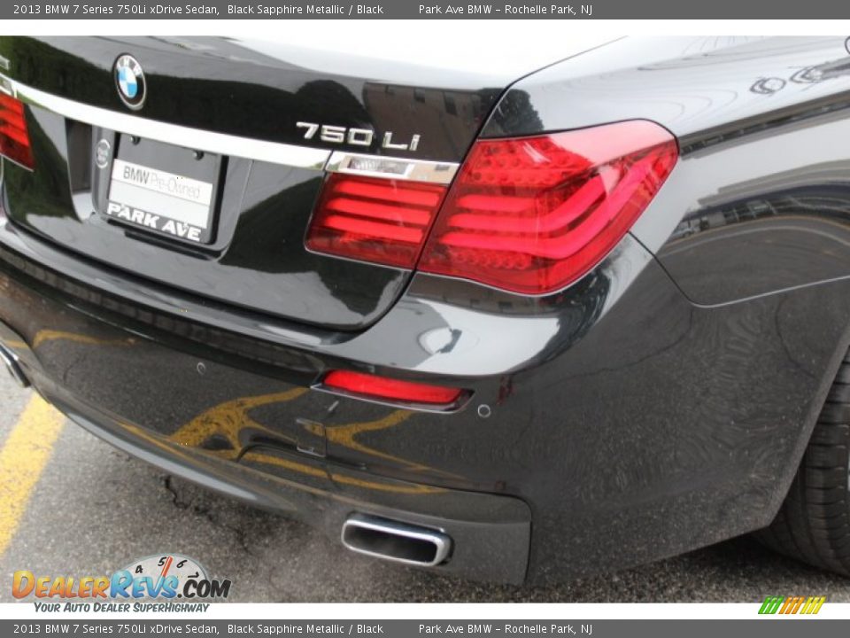 2013 BMW 7 Series 750Li xDrive Sedan Black Sapphire Metallic / Black Photo #21