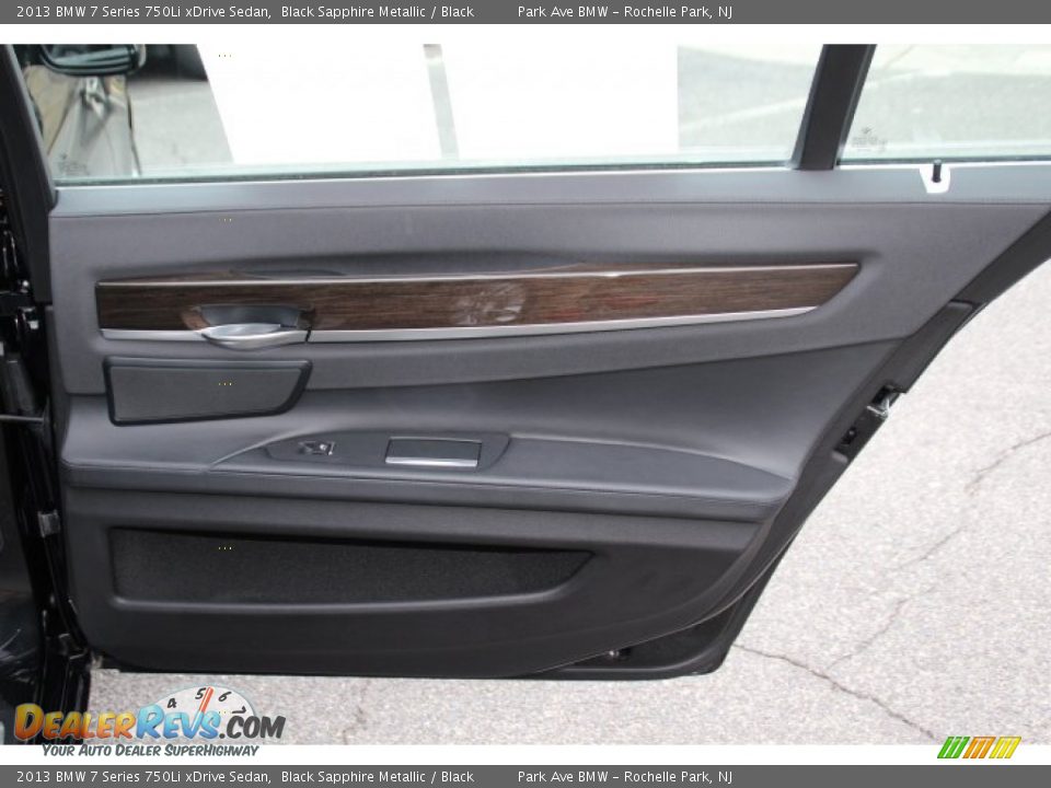 2013 BMW 7 Series 750Li xDrive Sedan Black Sapphire Metallic / Black Photo #22