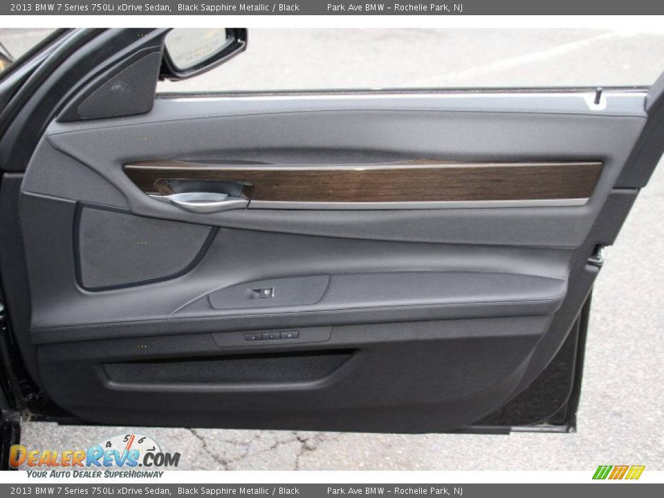 2013 BMW 7 Series 750Li xDrive Sedan Black Sapphire Metallic / Black Photo #25