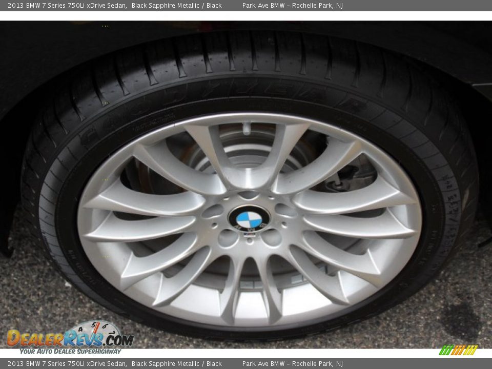 2013 BMW 7 Series 750Li xDrive Sedan Black Sapphire Metallic / Black Photo #32