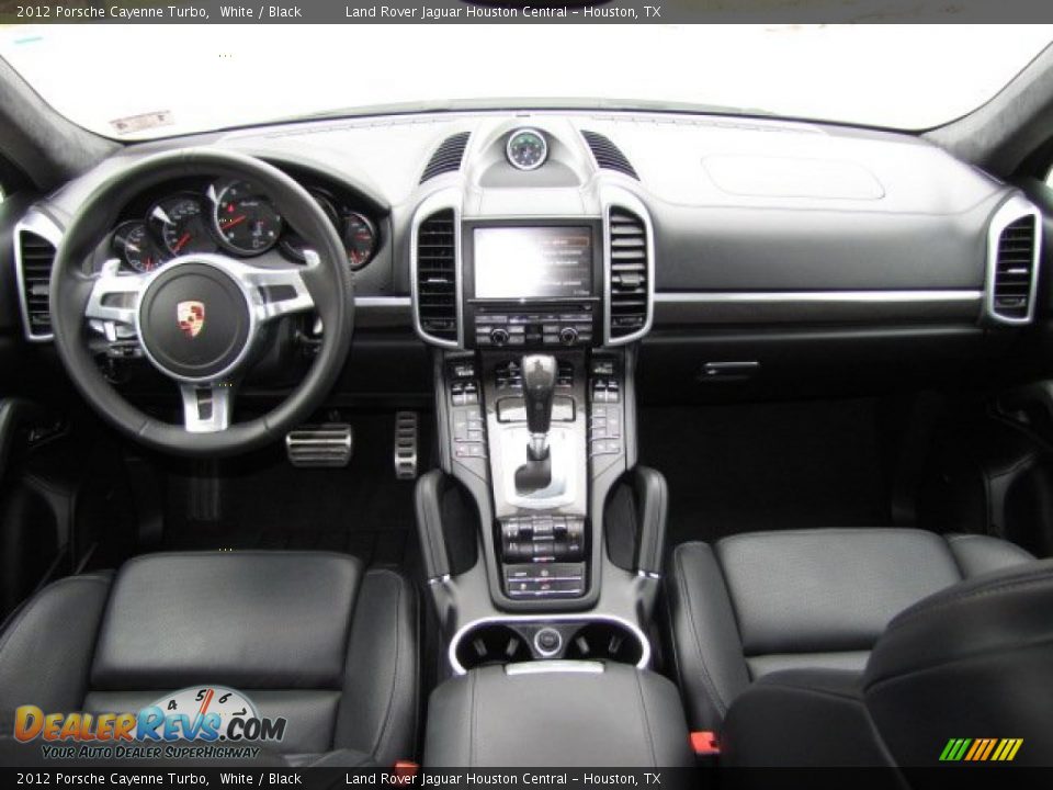 2012 Porsche Cayenne Turbo White / Black Photo #3
