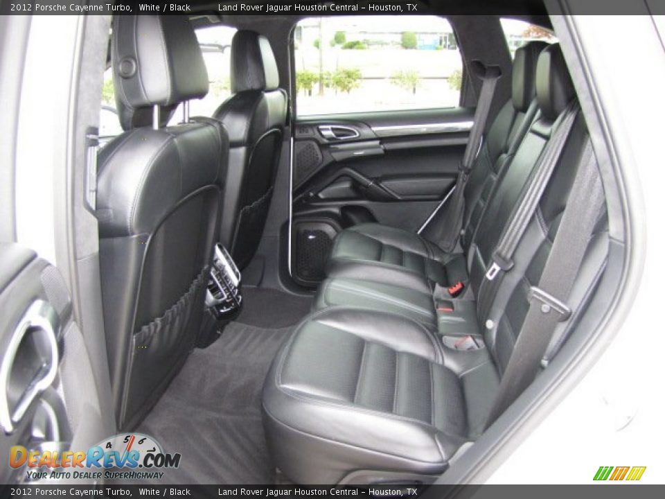 2012 Porsche Cayenne Turbo White / Black Photo #4