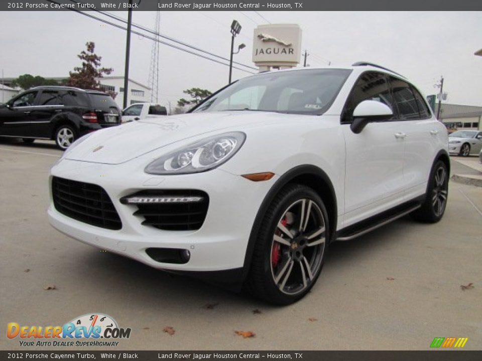 2012 Porsche Cayenne Turbo White / Black Photo #5