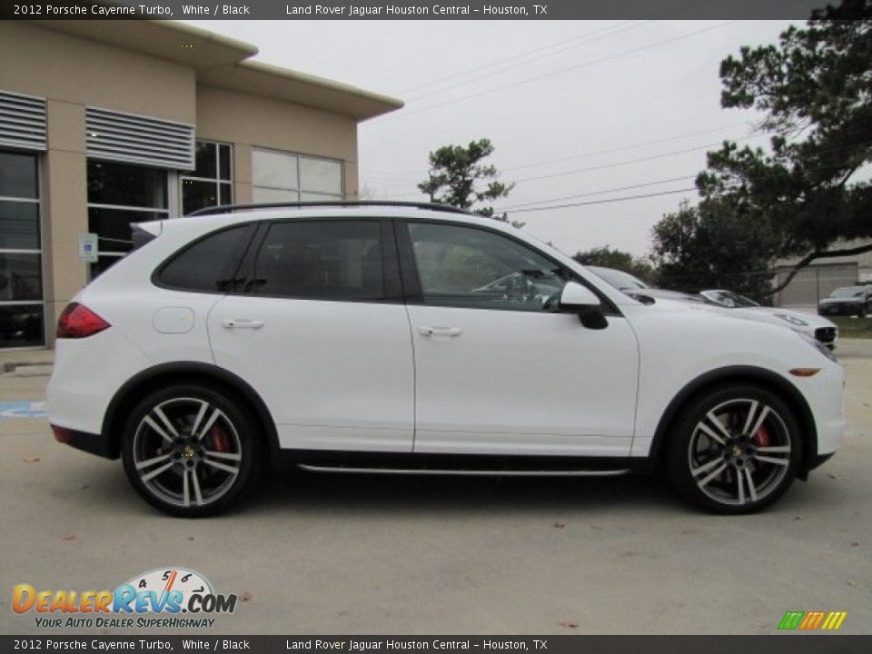 2012 Porsche Cayenne Turbo White / Black Photo #11