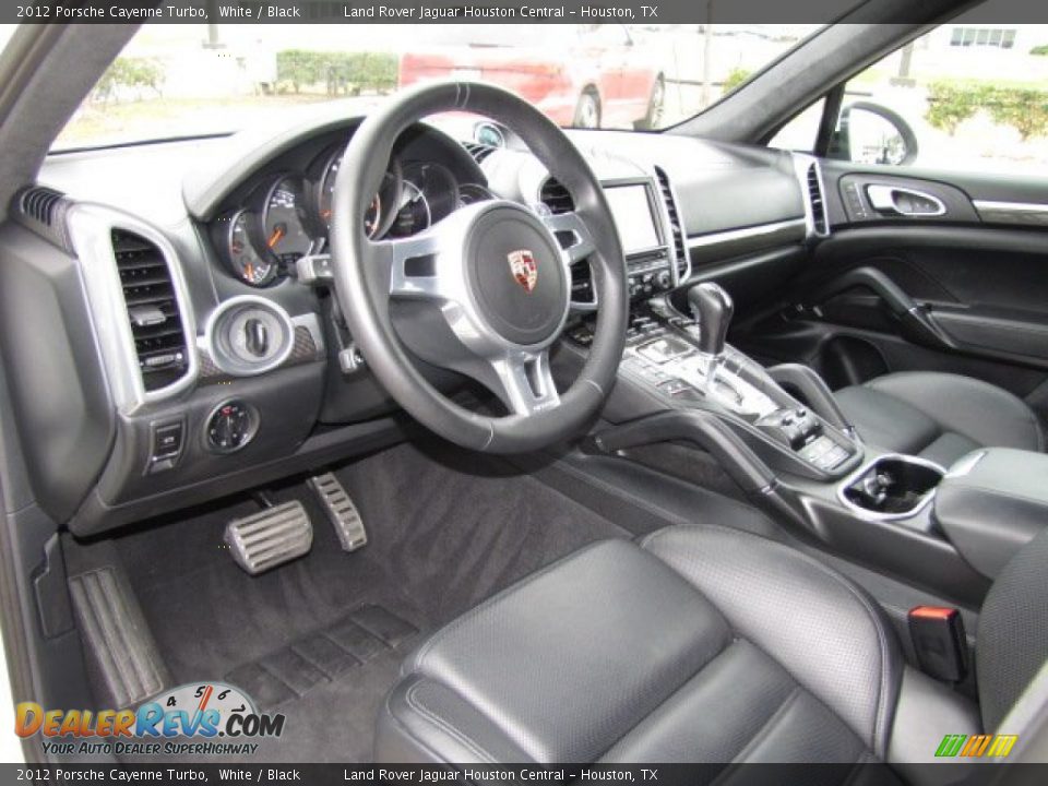 2012 Porsche Cayenne Turbo White / Black Photo #12