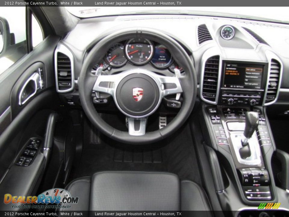 2012 Porsche Cayenne Turbo White / Black Photo #13