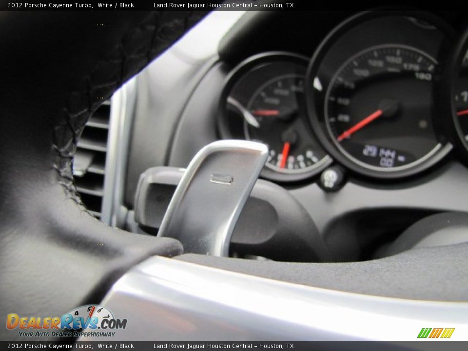 2012 Porsche Cayenne Turbo White / Black Photo #15