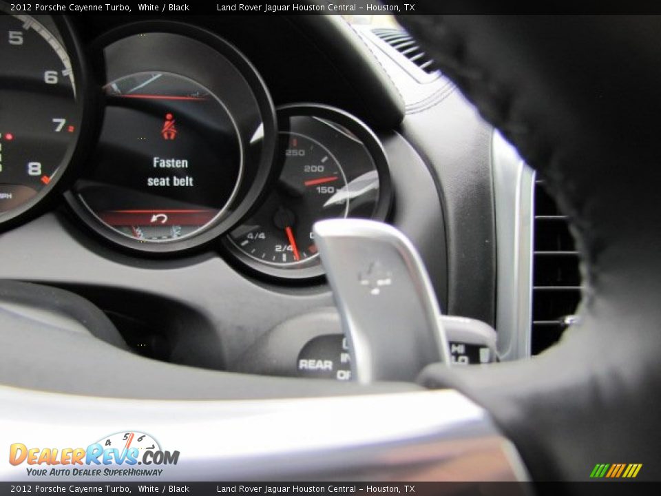 2012 Porsche Cayenne Turbo White / Black Photo #16