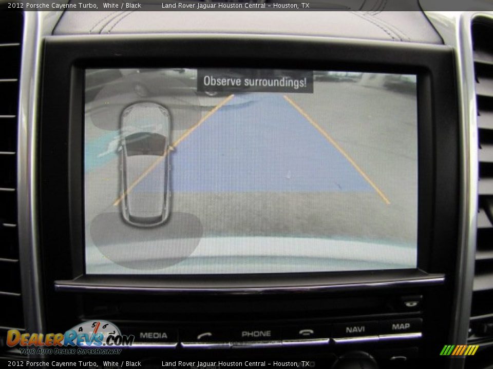 2012 Porsche Cayenne Turbo White / Black Photo #20