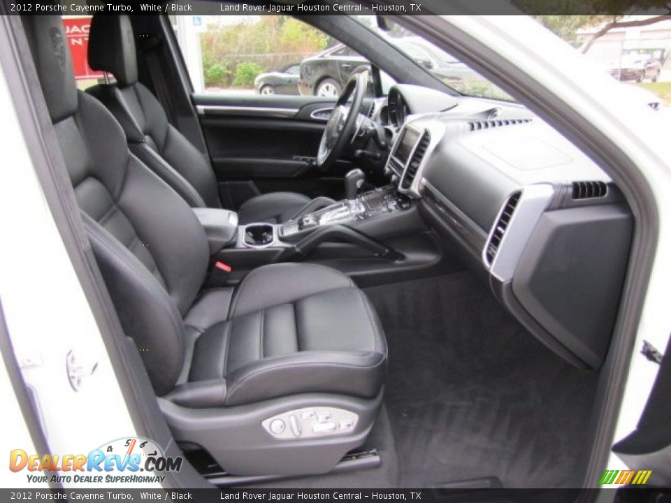 2012 Porsche Cayenne Turbo White / Black Photo #27