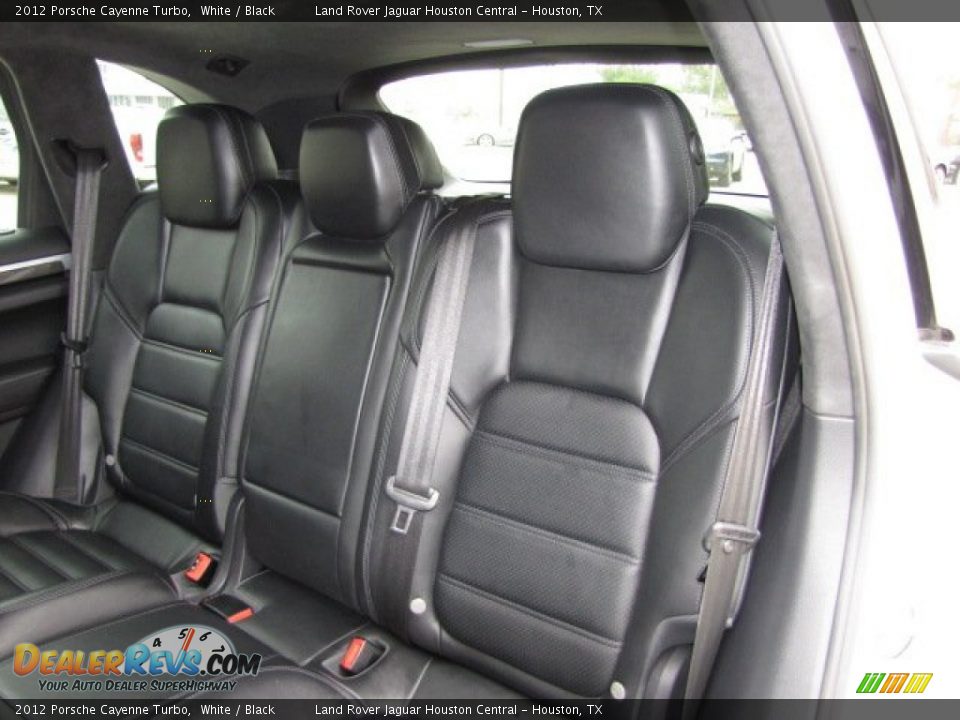 2012 Porsche Cayenne Turbo White / Black Photo #35
