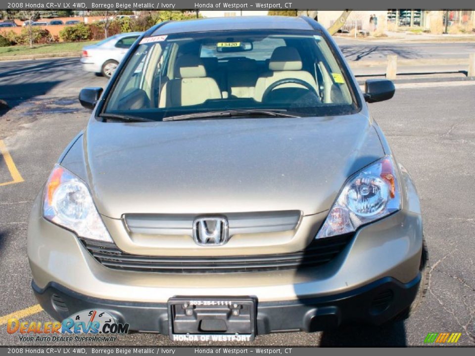 2008 Honda CR-V LX 4WD Borrego Beige Metallic / Ivory Photo #2