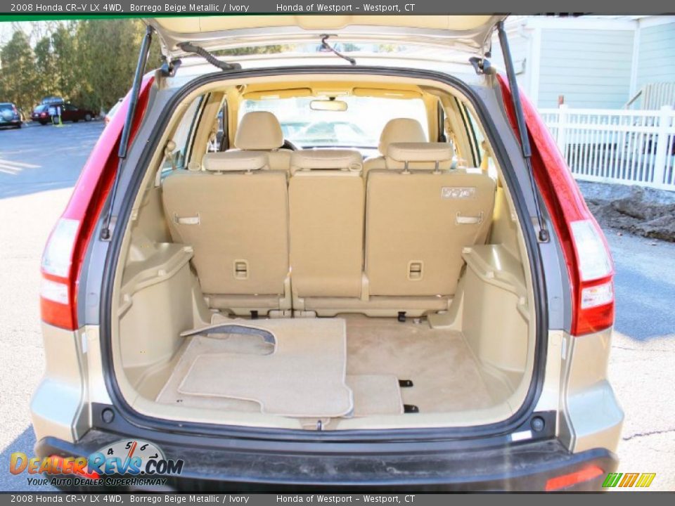 2008 Honda CR-V LX 4WD Borrego Beige Metallic / Ivory Photo #8