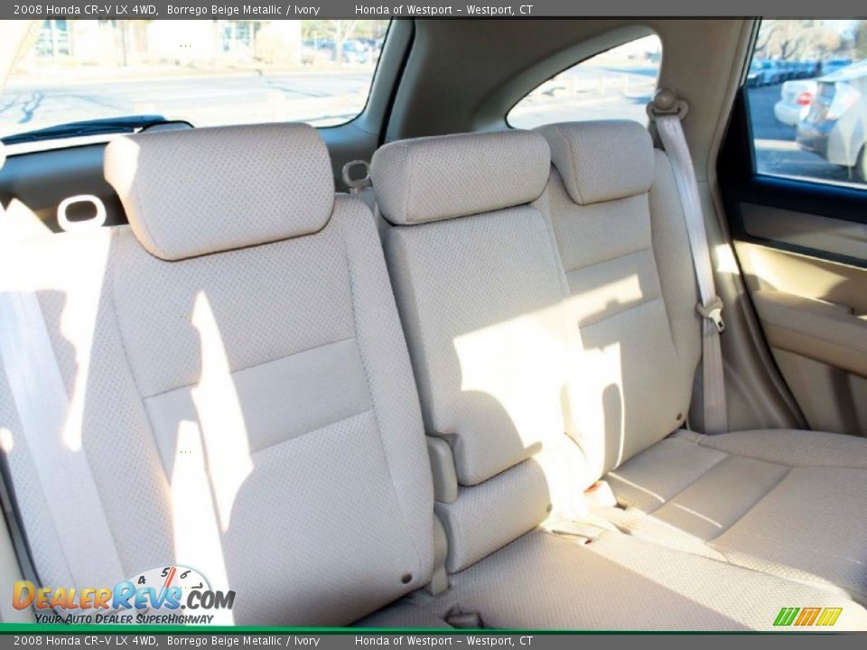 2008 Honda CR-V LX 4WD Borrego Beige Metallic / Ivory Photo #13
