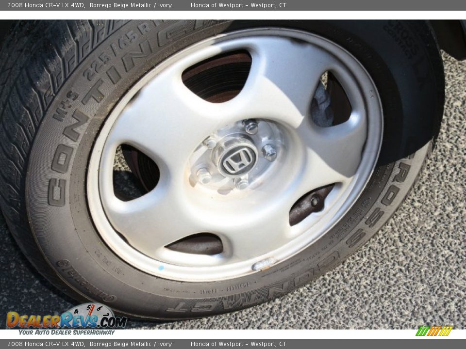 2008 Honda CR-V LX 4WD Borrego Beige Metallic / Ivory Photo #19