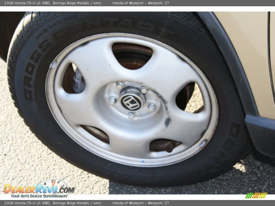 2008 Honda CR-V LX 4WD Borrego Beige Metallic / Ivory Photo #20