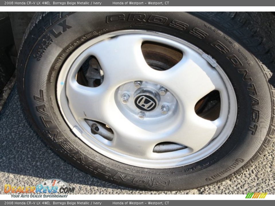 2008 Honda CR-V LX 4WD Borrego Beige Metallic / Ivory Photo #21