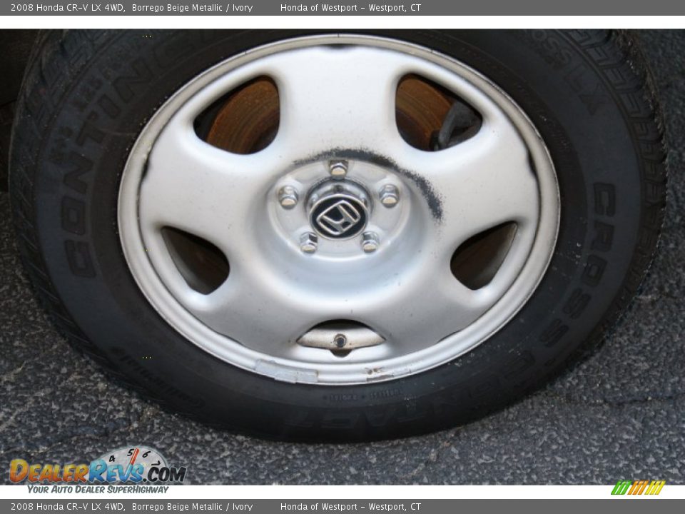 2008 Honda CR-V LX 4WD Borrego Beige Metallic / Ivory Photo #22