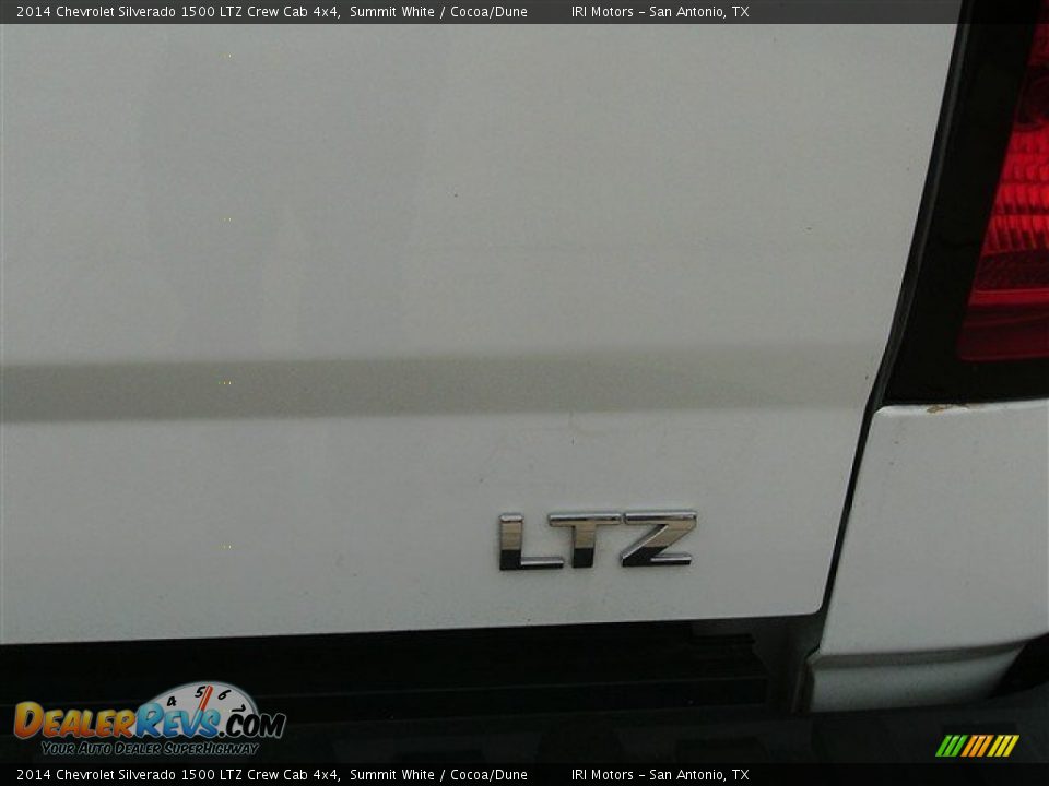 2014 Chevrolet Silverado 1500 LTZ Crew Cab 4x4 Summit White / Cocoa/Dune Photo #8