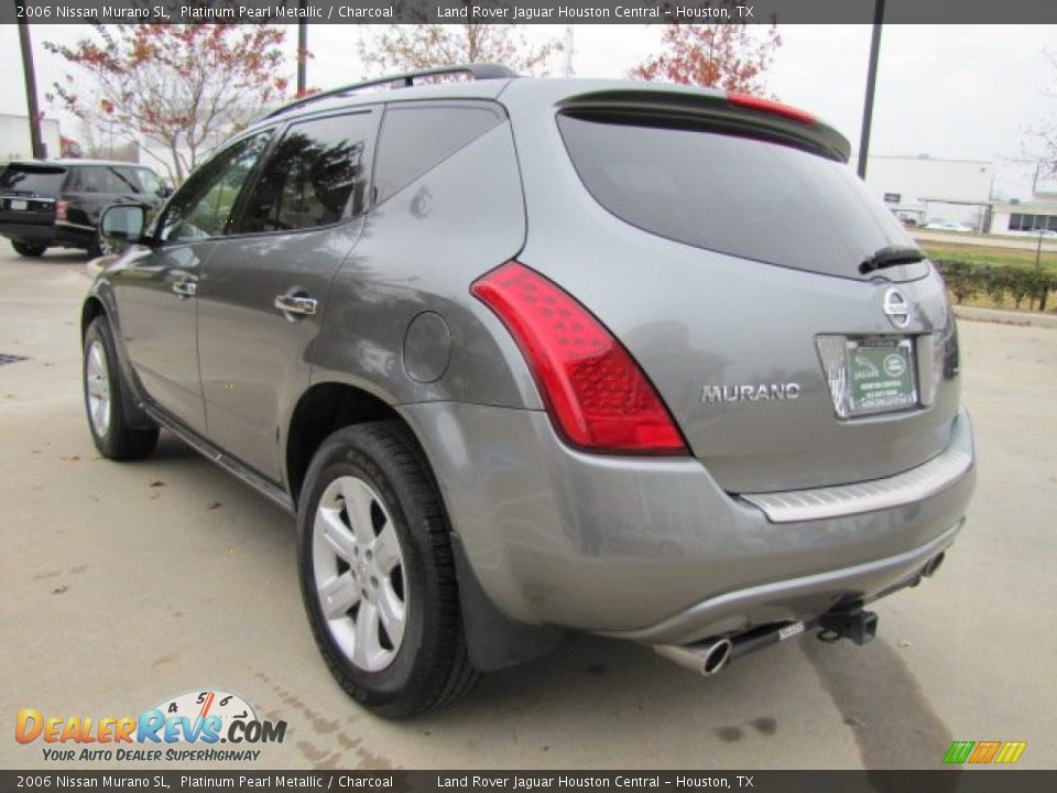 2006 Nissan Murano SL Platinum Pearl Metallic / Charcoal Photo #8