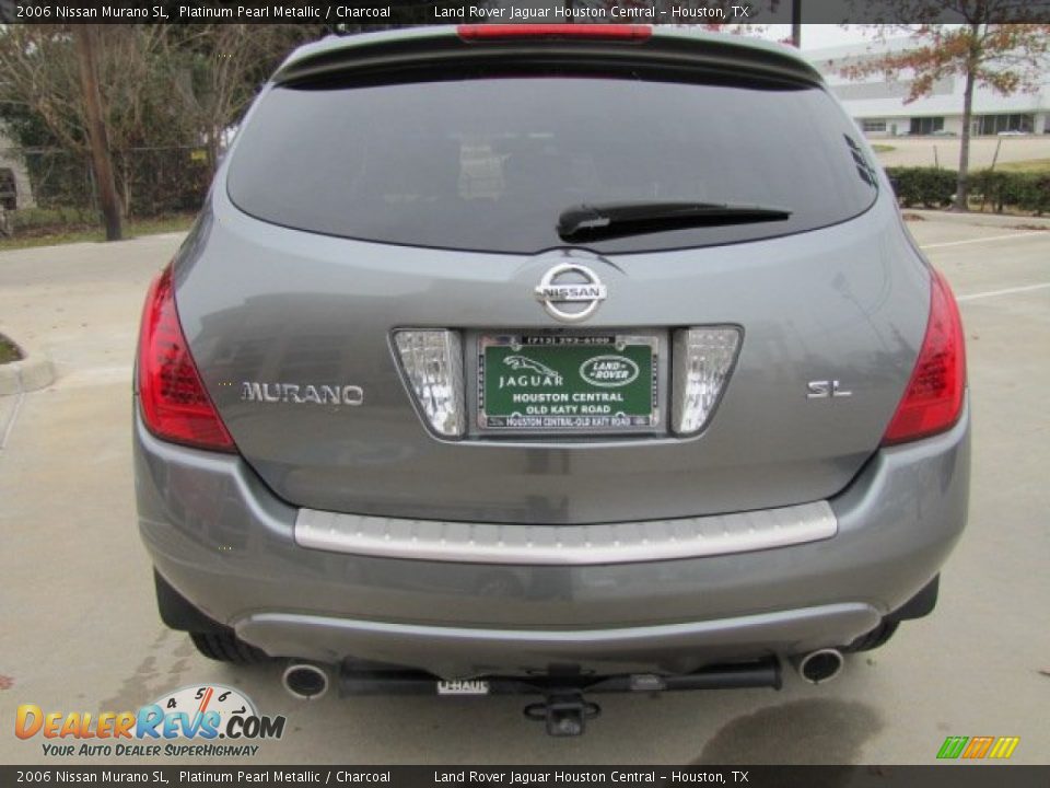 2006 Nissan Murano SL Platinum Pearl Metallic / Charcoal Photo #9