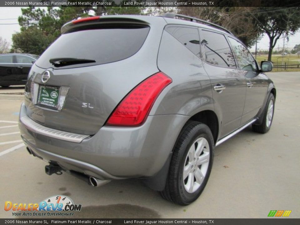 2006 Nissan Murano SL Platinum Pearl Metallic / Charcoal Photo #10