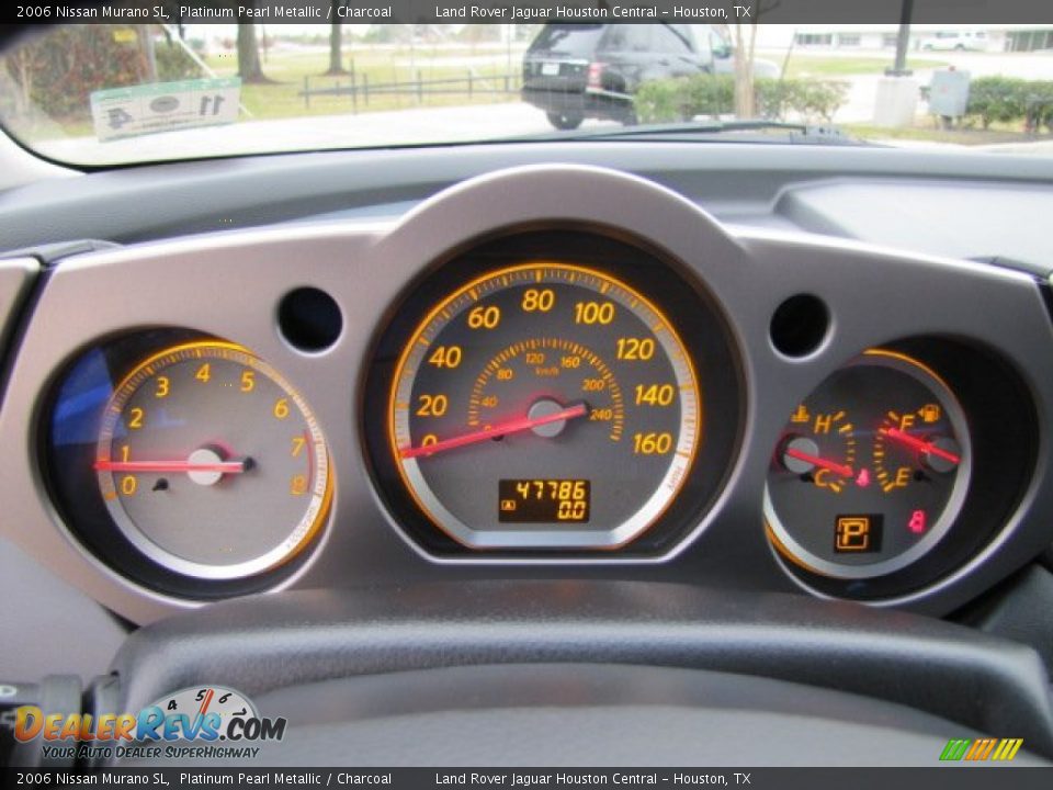 2006 Nissan Murano SL Platinum Pearl Metallic / Charcoal Photo #16
