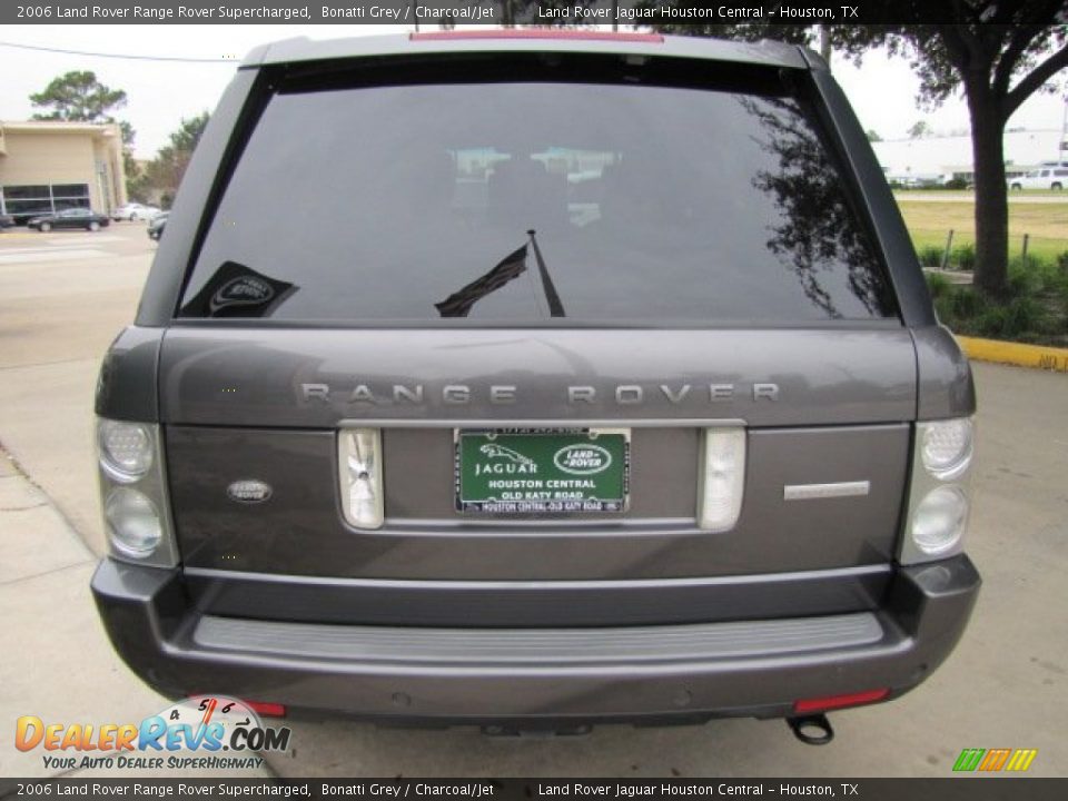 2006 Land Rover Range Rover Supercharged Bonatti Grey / Charcoal/Jet Photo #9
