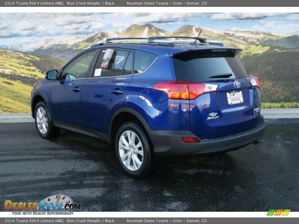 2014 Toyota RAV4 Limited AWD Blue Crush Metallic / Black Photo #3