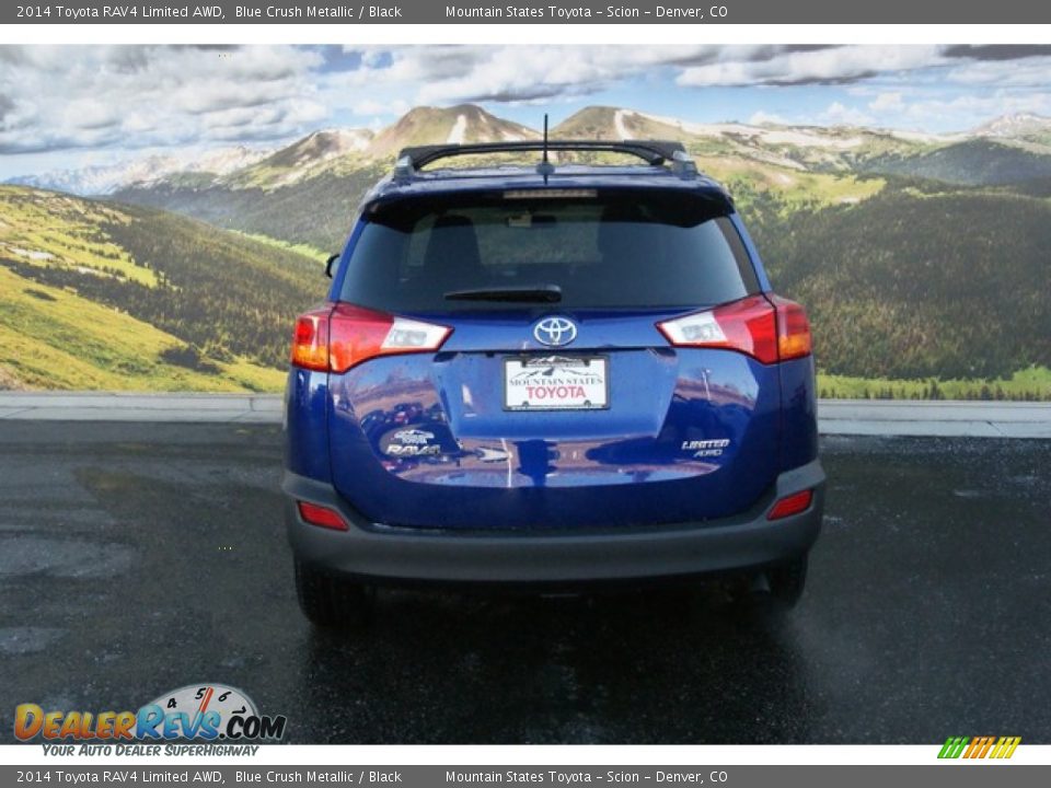 2014 Toyota RAV4 Limited AWD Blue Crush Metallic / Black Photo #4