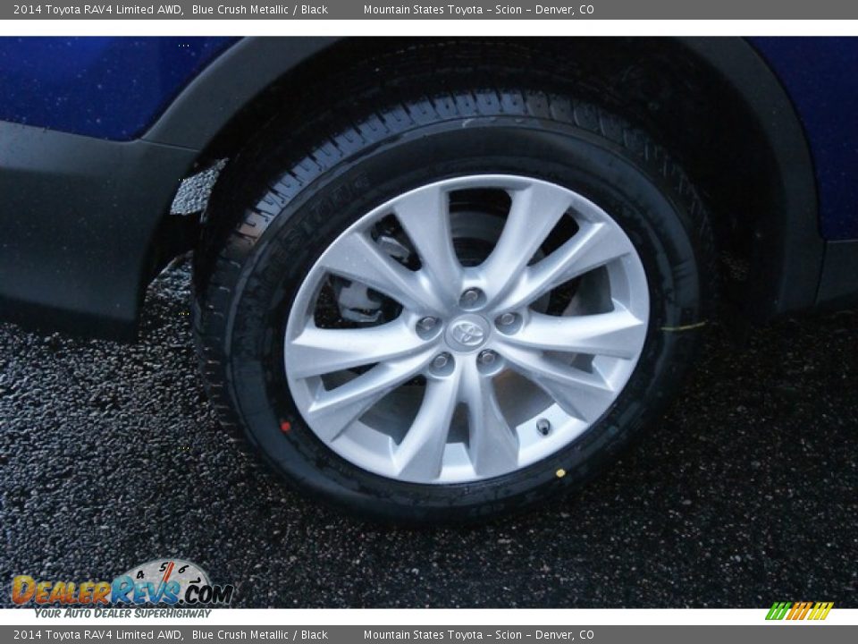 2014 Toyota RAV4 Limited AWD Blue Crush Metallic / Black Photo #9