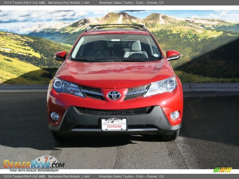 2014 Toyota RAV4 XLE AWD Barcelona Red Metallic / Ash Photo #2