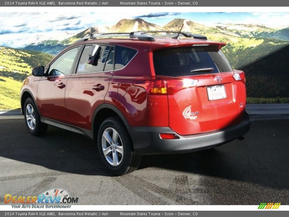 2014 Toyota RAV4 XLE AWD Barcelona Red Metallic / Ash Photo #3